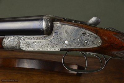 Charles Hellis & Sons “Featherweight” 12 Bore Sidelock Ejector – No. 1 of a Pair – Celtic Style Engraving - Image 2 of 13