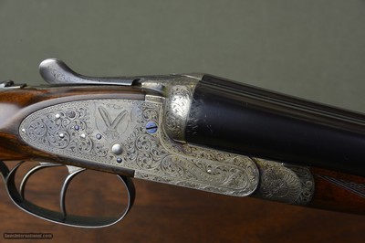 Charles Hellis & Sons “Featherweight” 12 Bore Sidelock Ejector – No. 1 of a Pair – Celtic Style Engraving - Image 5 of 13