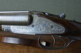 John Rigby “Rising Bite” 12 Bore Sidelock Ejector with Spectacularly Figured 30” Nitro Damascus Barrels and Highly Figured French Walnut Stock – 2-3/4 - 1 of 15
