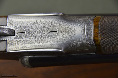 James Woodward & Sons 12 Bore “The Automatic” Under Snap Action Sidelock Ejector with Great Engraving – No.2 of a Pair - Image 4 of 15