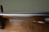 Frederick Beesley 12 Bore Sidelock Ejector with 30” Barrels - Sculpted Fences – Gorgeous Highly Figured French Walnut Stock - 11 of 15