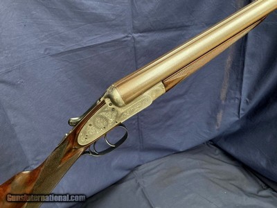 William Palmer Jones 12 Bore Back Action Sidelock Ejector with 30” Nitro Damascus Barrels – Highly Figured French Walnut - Image 11 of 13