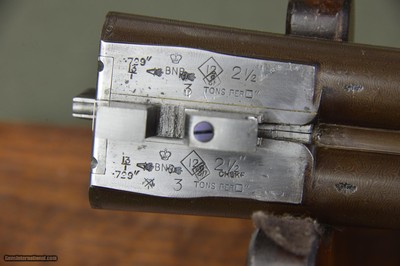 William Palmer Jones 12 Bore Back Action Sidelock Ejector with 30” Nitro Damascus Barrels – Highly Figured French Walnut - Image 13 of 13