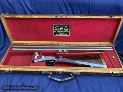 William Palmer Jones 12 Bore Back Action Sidelock Ejector with 30” Nitro Damascus Barrels – Highly Figured French Walnut - Image 6 of 13