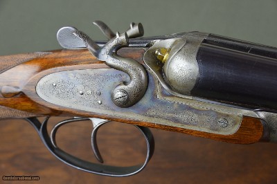 Auguste Francotte Bar-in-Wood 12 Gauge Hammer Pigeon Gun With 30” Whitworth Steel Barrels