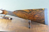 Boss & Co. 12 Bore Sidelock Ejector with 30” Barrels and Full Coverage Sumner Engraving and Highly Figured French Walnut Stock - 7 of 13