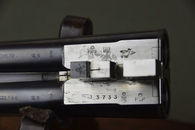 Ferlib Boxlock Ejector 12 Gauge Game Gun – Game Scene Engraved by Bregoli - Image 12 of 12