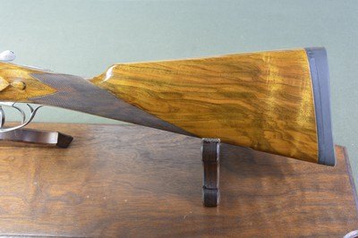 Ferlib Boxlock Ejector 12 Gauge Game Gun – Game Scene Engraved by Bregoli - Image 7 of 12