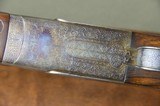 E.J Churchill 12 Bore OVER/UNDER Sidelock Ejector Game/Pigeon Gun – Full Coverage Engraving - 4 of 15