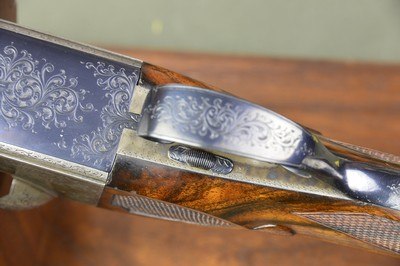 Westley Richards Droplock Ejector Pigeon Gun with 30” Nitro Steel Barrels and Single Selective Trigger - Image 11 of 15