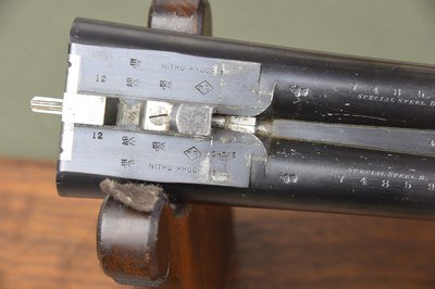 W & C Scott “The Monte Carlo A” 12 Bore Sidelock Ejector with Deep Chisel Engraving – Lightweight Upland Double - Image 13 of 13