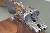 W&C Scott Premier Imperial 12 Bore Sidelock Ejector Pigeon Gun with 30” Highly Figured Damascus Barrels and Fabulous Game Scene Engraving - 12 of 14