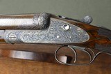 W&C Scott Premier Imperial 12 Bore Sidelock Ejector Pigeon Gun with 30” Highly Figured Damascus Barrels and Fabulous Game Scene Engraving - 2 of 14