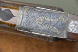 W&C Scott Premier Imperial 12 Bore Sidelock Ejector Pigeon Gun with 30” Highly Figured Damascus Barrels and Fabulous Game Scene Engraving - 3 of 14