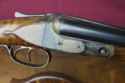 Parker DH 12 Gauge Pigeon Gun with 32
Barrels
Handsomely Case Colored