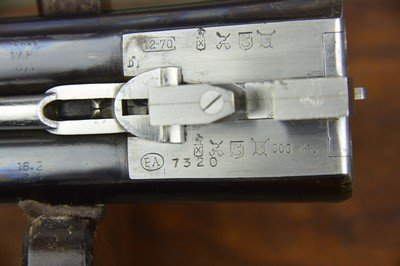 P. Arrizabalaga Diana Grade 12 Gauge Self-Opening Sidelock Ejector with Extensive Engraving and Case Coloring – Colombaire Pigeon and Driven Game Gun - Image 13 of 13