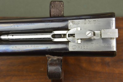 P. Arrizabalaga Diana Grade 12 Gauge Self-Opening Sidelock Ejector with Extensive Engraving and Case Coloring – Colombaire Pigeon and Driven Game Gun - Image 12 of 13