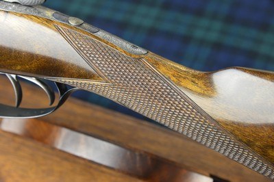 John Dickson & Son 12 Bore Round Action Ejector with Profuse Sumner Engraving – No. 1 of a Pair – Long Length of Pull - Image 11 of 15