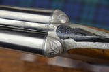 John Dickson & Son 12 Bore Round Action Ejector with Profuse Sumner Engraving – No. 1 of a Pair – Long Length of Pull - 4 of 15