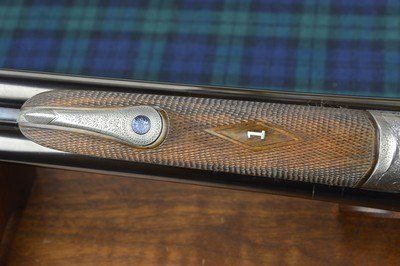John Dickson & Son 12 Bore Round Action Ejector with Profuse Sumner Engraving – No. 1 of a Pair – Long Length of Pull - Image 9 of 15
