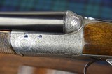 John Dickson & Son 12 Bore Round Action Ejector with Profuse Sumner Engraving – No. 1 of a Pair – Long Length of Pull