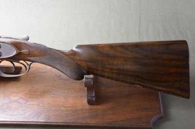 Charles Boswell 12 Bore Boxlock PIGEON GUN with 30” Nicely Figured Damascus Barrels - Image 7 of 15