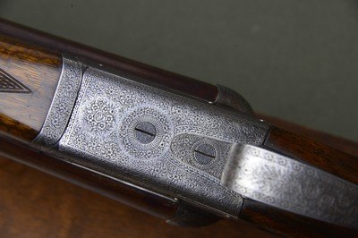 Charles Boswell 12 Bore Boxlock PIGEON GUN with 30” Nicely Figured Damascus Barrels - Image 3 of 15