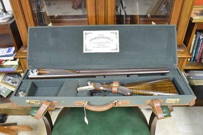 Charles Boswell 12 Bore Boxlock PIGEON GUN with 30” Nicely Figured Damascus Barrels - Image 5 of 15