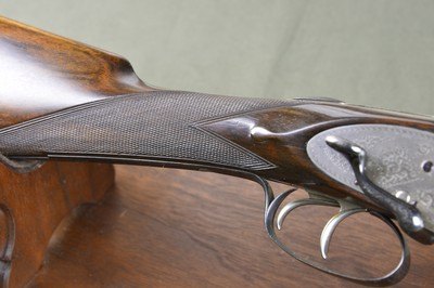 Stephen Grant 12 Bore Sidelock with 30” Nitro Damascus Barrels and Sidelever Opening – No. 2 of a Pair - Image 6 of 14