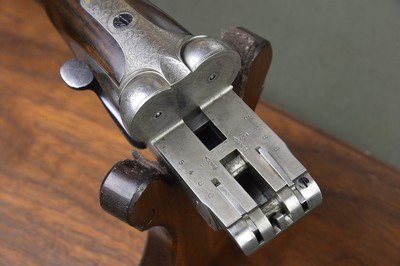 Stephen Grant 12 Bore Sidelock with 30” Nitro Damascus Barrels and Sidelever Opening – No. 2 of a Pair - Image 13 of 14