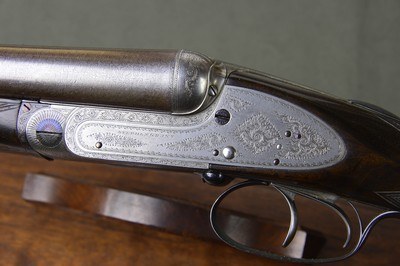 Stephen Grant 12 Bore Sidelock with 30” Nitro Damascus Barrels and Sidelever Opening – No. 2 of a Pair - Image 5 of 14