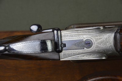 Stephen Grant 12 Bore Sidelock with 30” Nitro Damascus Barrels and Sidelever Opening – No. 2 of a Pair - Image 3 of 14