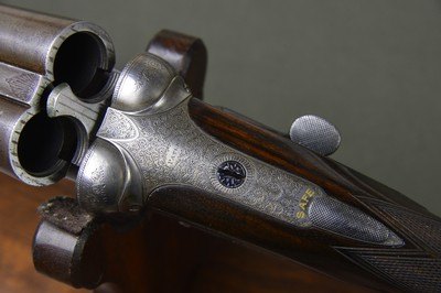 Stephen Grant 12 Bore Sidelock with 30” Nitro Damascus Barrels and Sidelever Opening – No. 2 of a Pair - Image 12 of 14