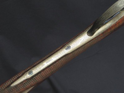 James MacNaughton & Sons 12 Bore Edinburgh Round Action Ejector – Great Engraving and Highly Figured French Walnut - Image 13 of 14