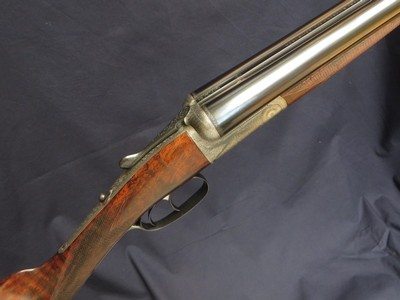 James MacNaughton & Sons 12 Bore Edinburgh Round Action Ejector – Great Engraving and Highly Figured French Walnut - Image 10 of 14