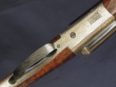 James MacNaughton & Sons 12 Bore Edinburgh Round Action Ejector – Great Engraving and Highly Figured French Walnut - Image 3 of 14