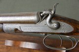 A. Lancaster 20 Bore Bar-in-Wood Hammergun with 30” Nitro Damascus Barrels and Sidelever Opener – No. 1 of a Pair - Image 5 of 15