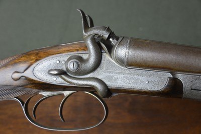 A. Lancaster 20 Bore Bar-in-Wood Hammergun with 30” Nitro Damascus Barrels and Sidelever Opener – No. 1 of a Pair - Image 1 of 15