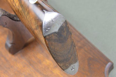 A. Lancaster 20 Bore Bar-in-Wood Hammergun with 30” Nitro Damascus Barrels and Sidelever Opener – No. 1 of a Pair - Image 12 of 15