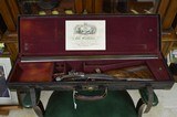 A. Lancaster 20 Bore Bar-in-Wood Hammergun with 30” Nitro Damascus Barrels and Sidelever Opener – No. 1 of a Pair - Image 6 of 15