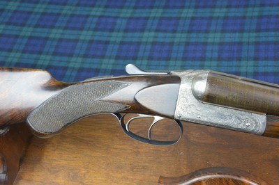Charles Osborne Boxlock Ejector with 30” Very Highly Figured Nitro Damascus Barrels - Image 11 of 13