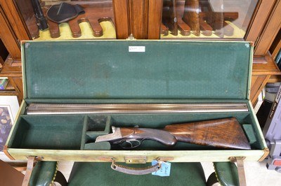 Charles Osborne Boxlock Ejector with 30” Very Highly Figured Nitro Damascus Barrels - Image 6 of 13