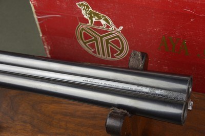 Excellent Condition 12 Gauge AyA No. 2 Round Body with 29” Barrels and Highly Figured European Walnut - Image 7 of 14