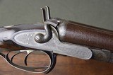 John Blanch Barlock 12 Bore Hammergun with 30” Nitro Damascus Barrels 2-3/4” and Beautiful French Walnut Stock - Image 6 of 13