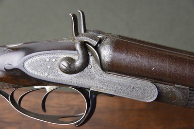 John Blanch Barlock 12 Bore Hammergun with 30” Nitro Damascus Barrels 2-3/4” and Beautiful French Walnut Stock - Image 6 of 13
