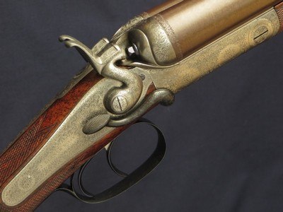 J. Blanch & Son 12 Bore Back Action Hammergun with Sidelever Opening and Nitro Damascus Barrels - Image 1 of 12
