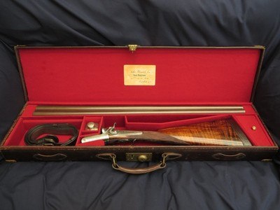 J. Blanch & Son 12 Bore Back Action Hammergun with Sidelever Opening and Nitro Damascus Barrels - Image 5 of 12