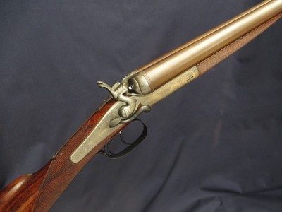 J. Blanch & Son 12 Bore Back Action Hammergun with Sidelever Opening and Nitro Damascus Barrels - Image 9 of 12