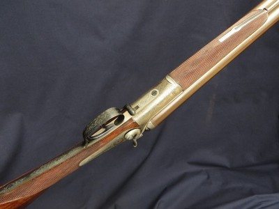 J. Blanch & Son 12 Bore Back Action Hammergun with Sidelever Opening and Nitro Damascus Barrels - Image 11 of 12