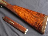 J. Blanch & Son 12 Bore Back Action Hammergun with Sidelever Opening and Nitro Damascus Barrels - Image 6 of 12